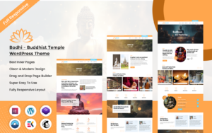 Bodhi - Buddhist Temple WordPress Theme