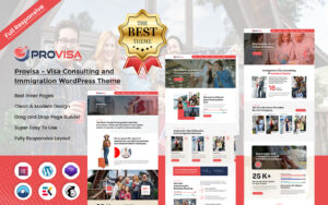 Provisa - Visa Consulting and Immigration WordPress Theme