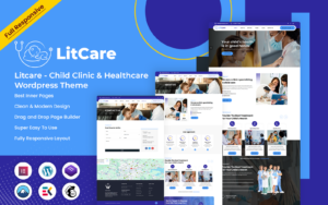 Litcare - Child Clinic & Healthcare WordPress Theme