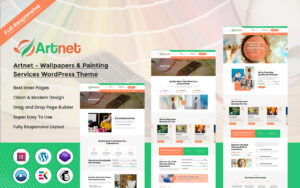 Artnet - Wallpapers & Painting Services WordPress Theme