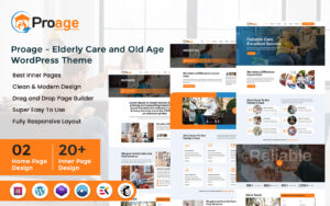 Proage - Elderly Care and Old Age WordPress Theme