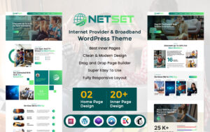 Netset - Internet Provider & Broadband WordPress Theme