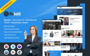 Bebold - Life Coach & motivational Coach WordPress Theme