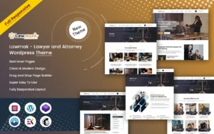 Lawmak - Lawyer and Attorney WordPress Theme