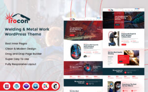 Irocon - Welding & Metal Work WordPress Theme