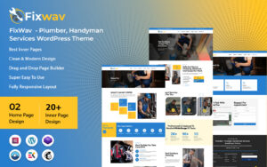 FixWav - Plumber, Handyman Services WordPress Theme