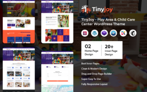 TinyJoy - Play Area & Child Care Center WordPress Theme